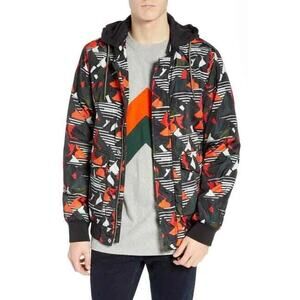 Scotch and Soda AMS Blauw Bomber Jacket Red/Black Mens Size Large